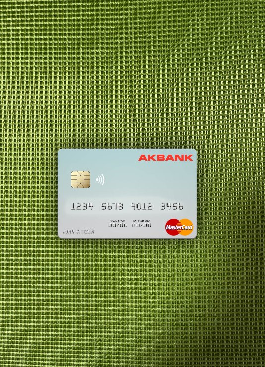 Download Malta Akbank T.A.Ş. mastercard photolook front Photoshop template